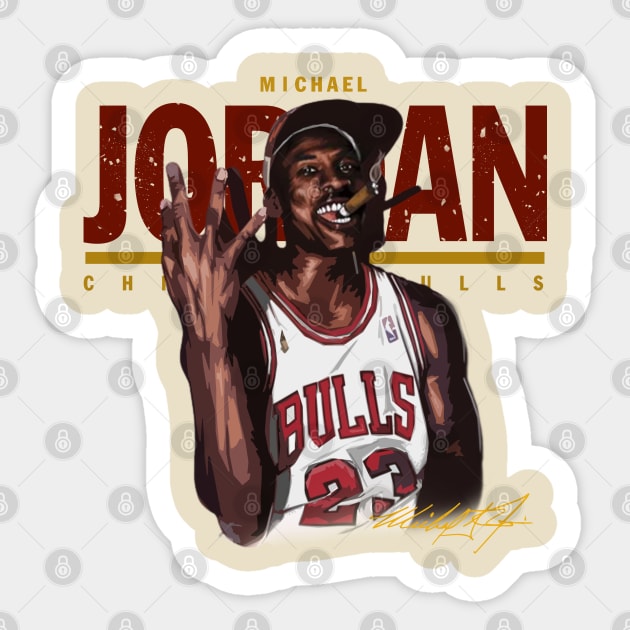 Michael Jordan Halftime Sticker by wsyiva